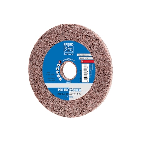 Pferd Unitized Wheel, 8Ac, 5"x1/4"x7/8", 5 in Dia, 1/4 in W, 7/8 in Arbor Hole 48359